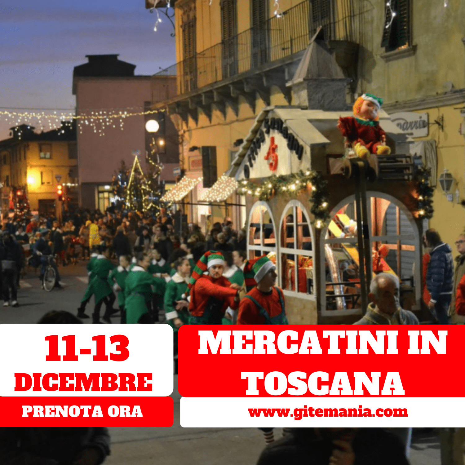 Giorno Di Natale 2020.Mercatini Di Natale In Toscana Dal 11 Al 13 Dicembre 2020 Gitemania