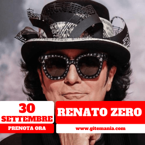 RENATO ZERO • ROMA 30 SETTEMBRE 2022