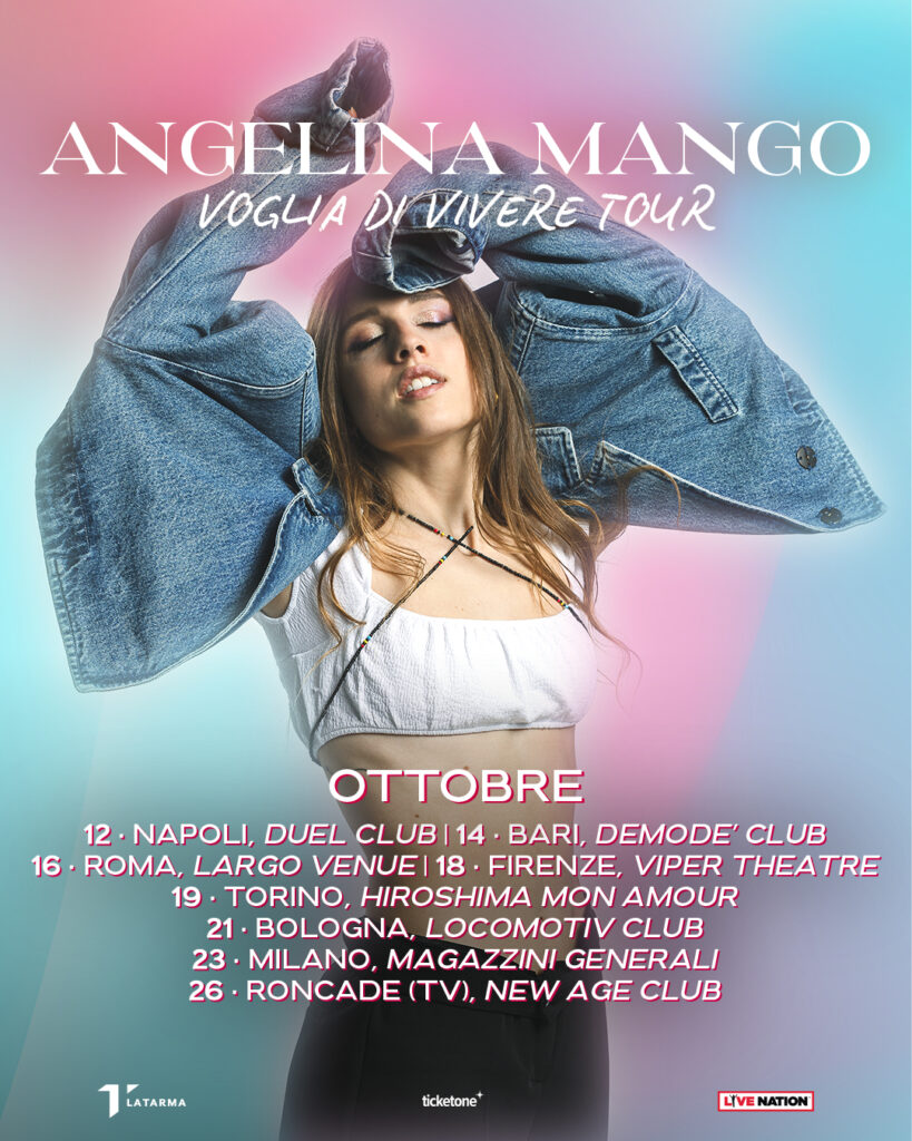 Angelina Mango a Napoli a ottobre 2023