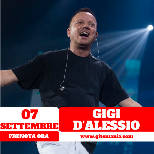 GIGI D'ALESSIO • REGGIA DI CASERTA 07 SETTEMBRE 2024