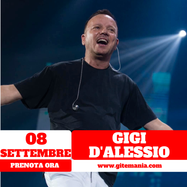 GIGI D'ALESSIO • REGGIA DI CASERTA 08 SETTEMBRE 2024