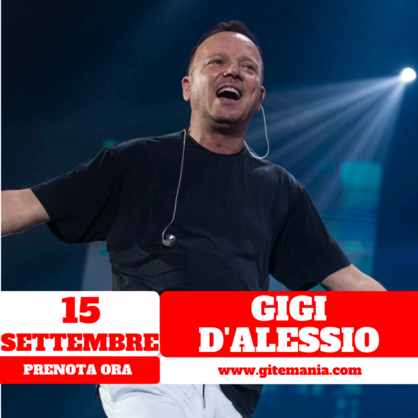 GIGI D'ALESSIO • REGGIA DI CASERTA 15 SETTEMBRE 2024