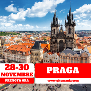 PRAGA REPUBLICA CECA • 28-30 NOVEMBRE 2024